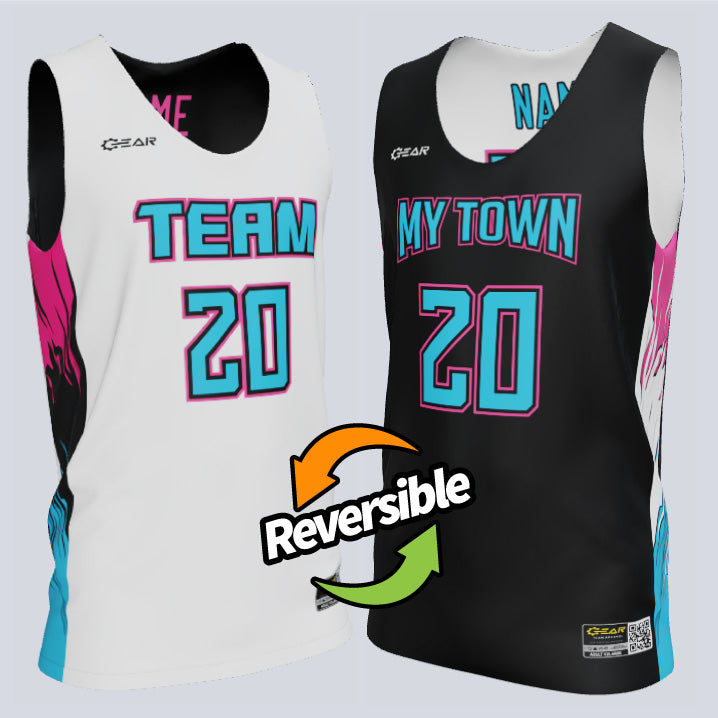 Load image into Gallery viewer, Reversible Single Ply Nitro Basketball Jersey
