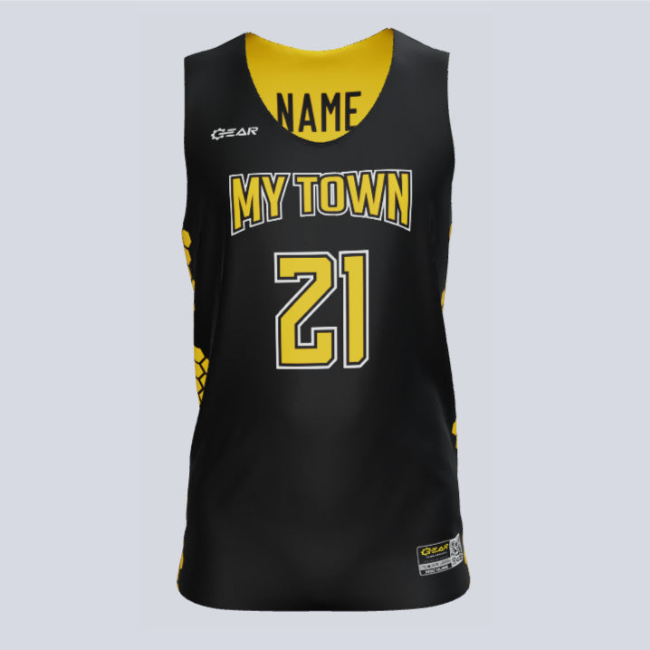 Load image into Gallery viewer, Reversible Single Ply Octiline Basketball Jersey

