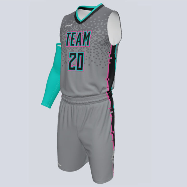 Load image into Gallery viewer, Custom Basketball Glitch Uniform
