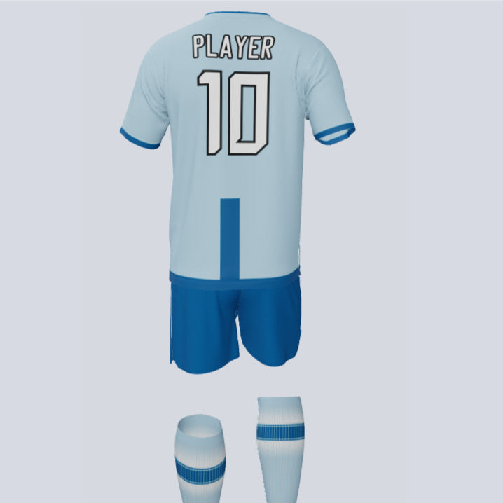 Load image into Gallery viewer, Premium Pixel Custom Soccer Uniform w/Custom Socks
