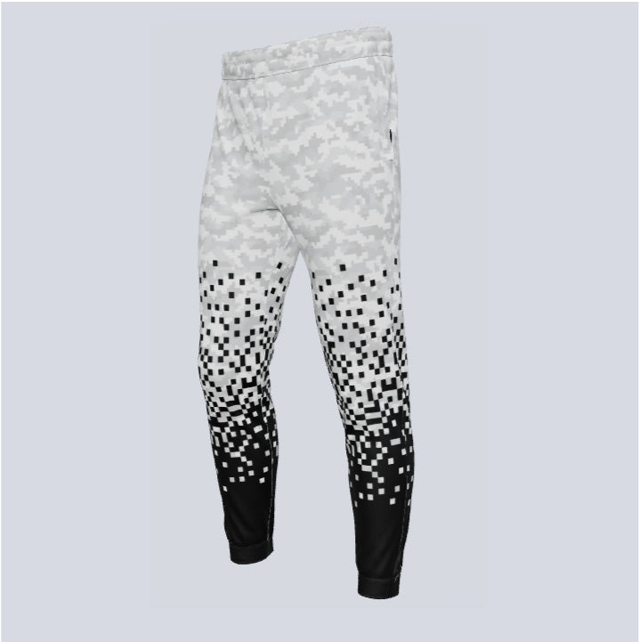 Load image into Gallery viewer, Custom Pixel-Fade Track Pant w/Ankle Zips
