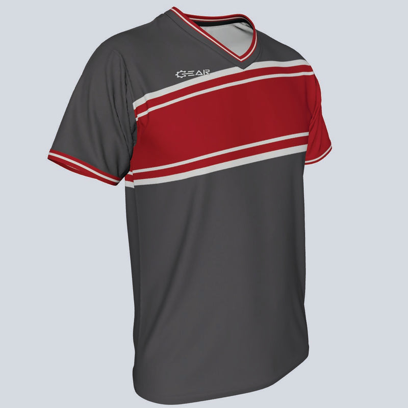 Load image into Gallery viewer, Custom Strip Premium V-Neck Jersey
