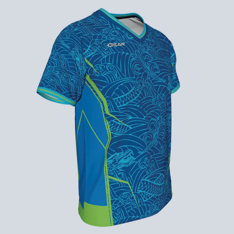 Load image into Gallery viewer, Custom Water Dragon Premium V-Neck Jersey
