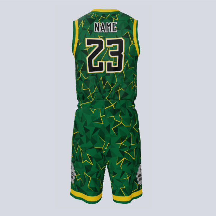 Load image into Gallery viewer, Custom Reversible Double Ply Basketball Prism Uniform
