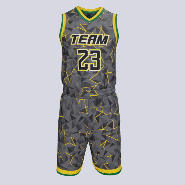 Load image into Gallery viewer, Custom Reversible Double Ply Basketball Prism Uniform
