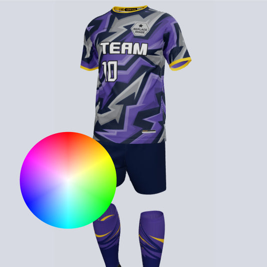 Premium Raptor Custom Soccer Uniform w/Custom Socks