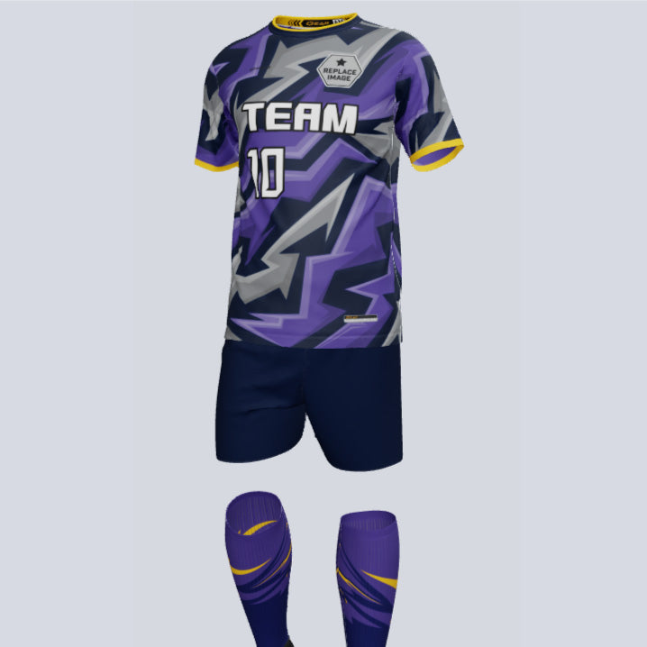 Load image into Gallery viewer, Premium Raptor Custom Soccer Uniform w/Custom Socks
