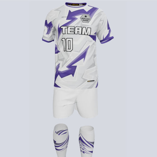 Premium Raptor Custom Soccer Uniform w/Custom Socks