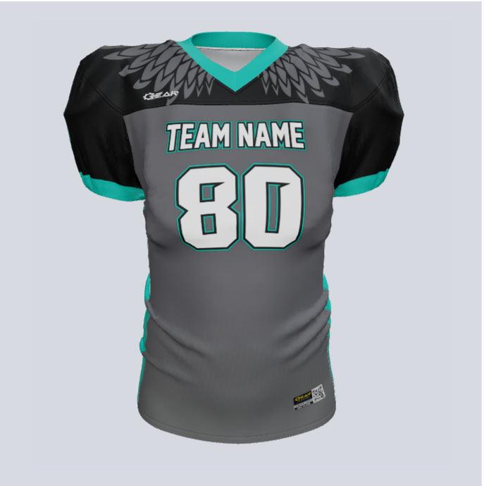 Custom Raptor Wing Flex Football Jersey