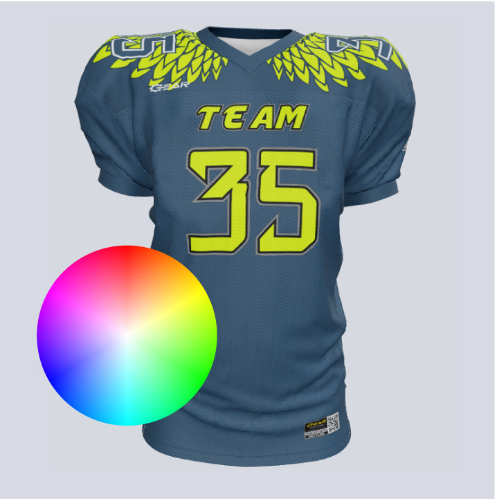 Load image into Gallery viewer, Custom Raptor Wing Loose-Fit Football Jersey
