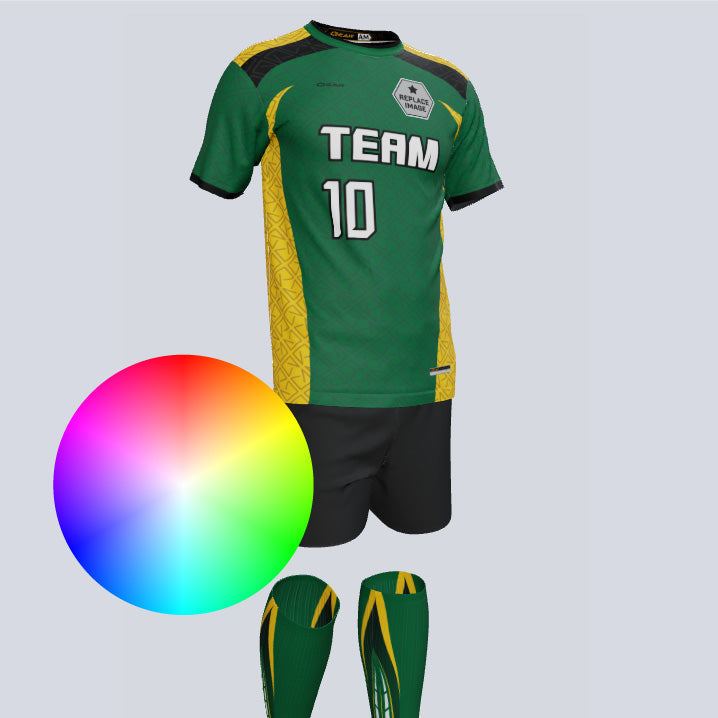 Load image into Gallery viewer, Quick-Turn Renegade Custom Soccer Uniform w/ Socks
