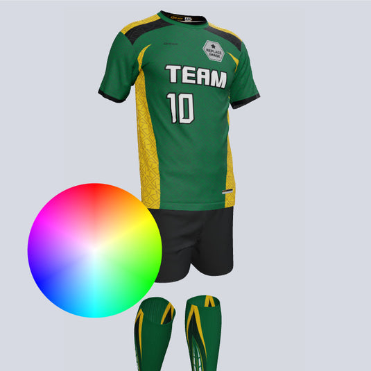 Premium Renegade Custom Soccer Uniform w/Custom Socks