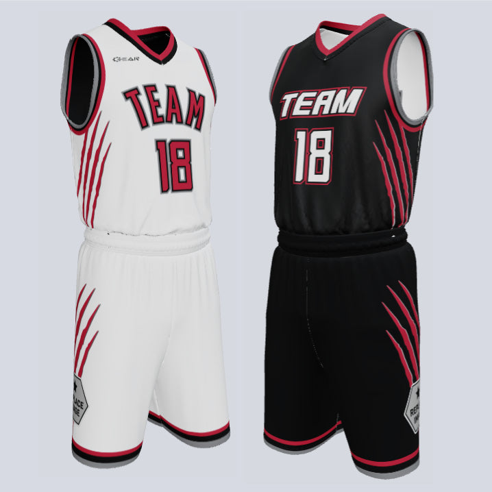 Load image into Gallery viewer, Custom Reversible Double Ply Basketball Rip Uniform
