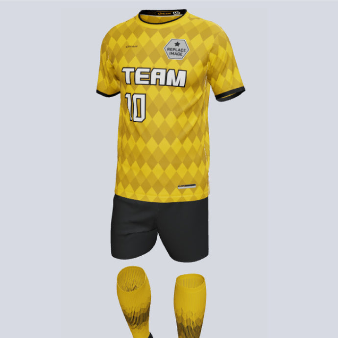 Premium Rough Custom Soccer Uniform w/Custom Socks