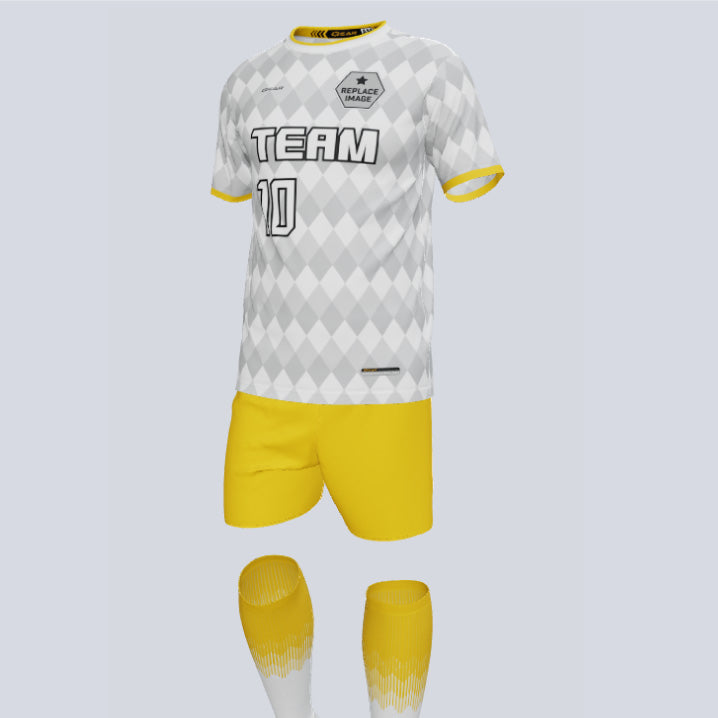 Load image into Gallery viewer, Premium Rough Custom Soccer Uniform w/Custom Socks
