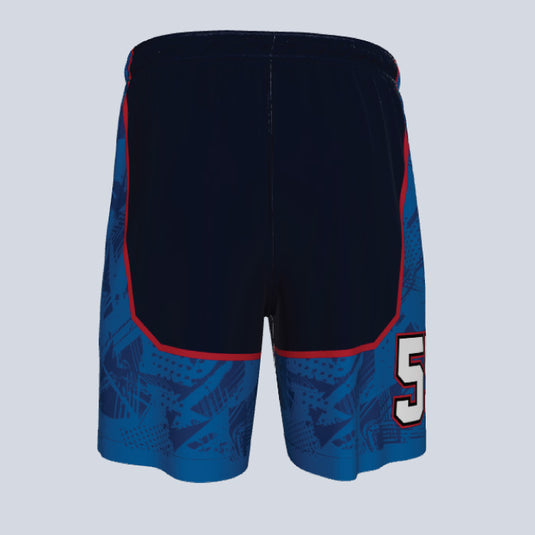 Side Pattern Lacrosse Low Rise Short