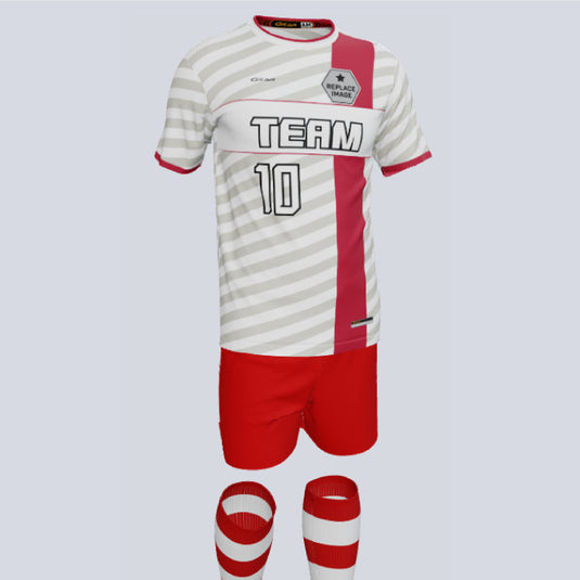 Premium Sabre Custom Soccer Uniform w/Custom Socks