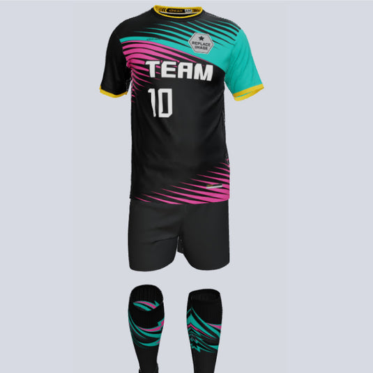 Premium Slash Custom Soccer Uniform w/Custom Socks