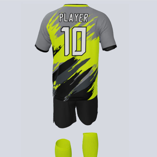 Premium Smear Custom Soccer Uniform w/Custom Socks