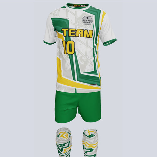Premium Splatter Custom Soccer Uniform w/Custom Socks