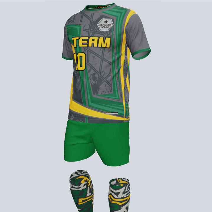 Load image into Gallery viewer, Premium Splatter Custom Soccer Uniform w/Custom Socks
