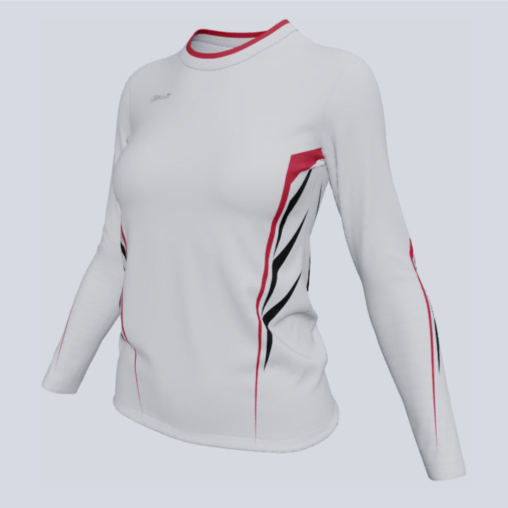 Load image into Gallery viewer, Ladies ECO Long Sleeve Crew Speed Jersey
