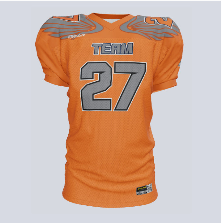 Load image into Gallery viewer, Custom Speed Wing Loose-Fit Football Jersey
