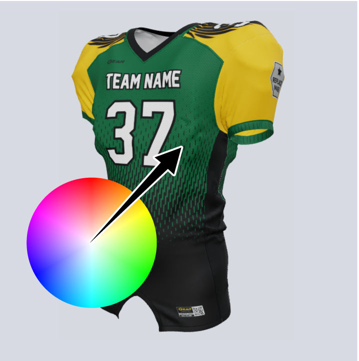Load image into Gallery viewer, Custom Speed Wing Premium Football Jersey
