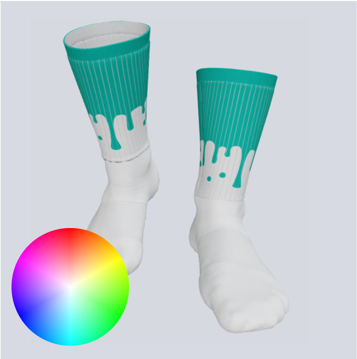 Load image into Gallery viewer, Custom Splash Crew Socks
