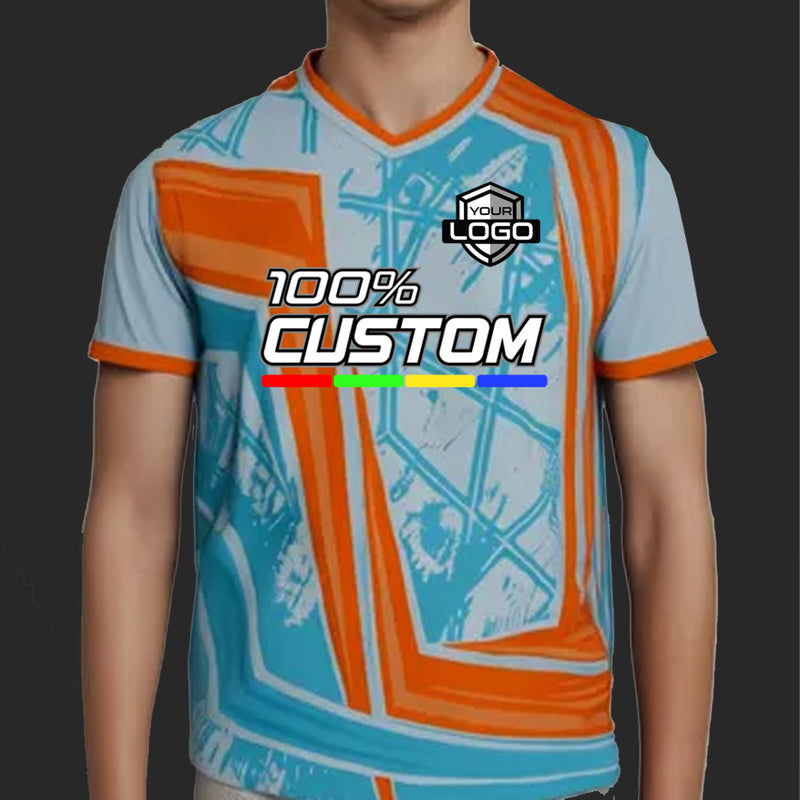 Load image into Gallery viewer, Custom Splatter Premium V-Neck Jersey
