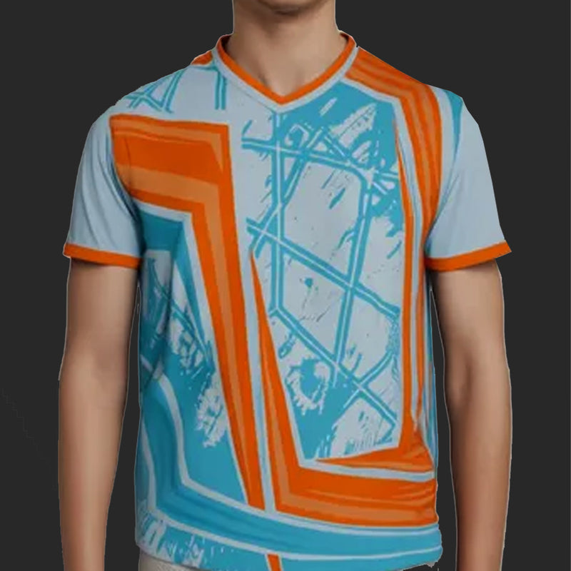 Load image into Gallery viewer, Custom Splatter Premium V-Neck Jersey
