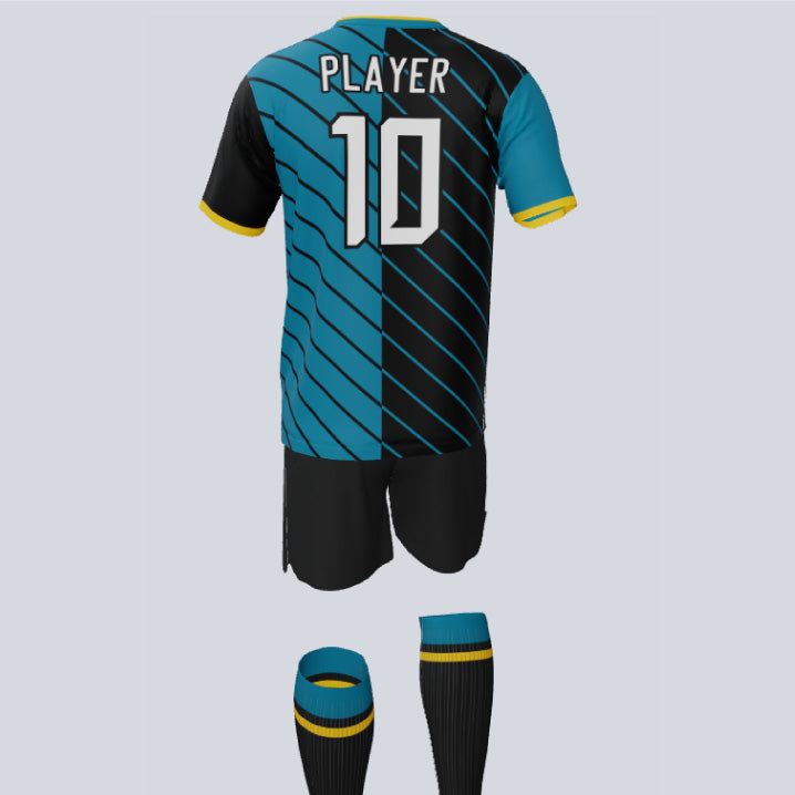 Load image into Gallery viewer, Premium Split Custom Soccer Uniform w/Custom Socks
