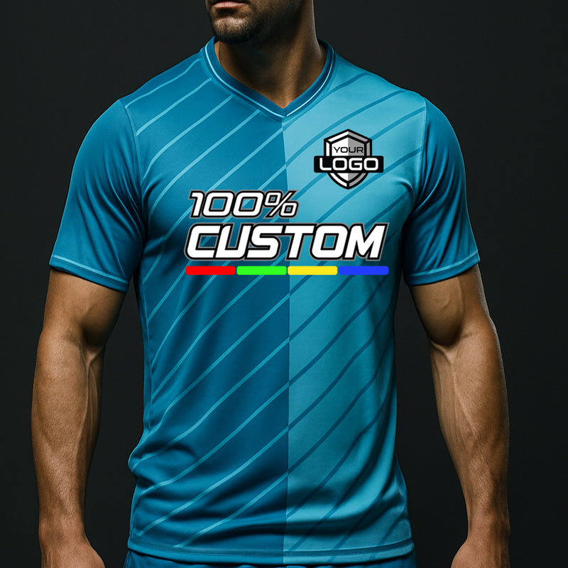 Load image into Gallery viewer, Custom Split Premium V-Neck Jersey
