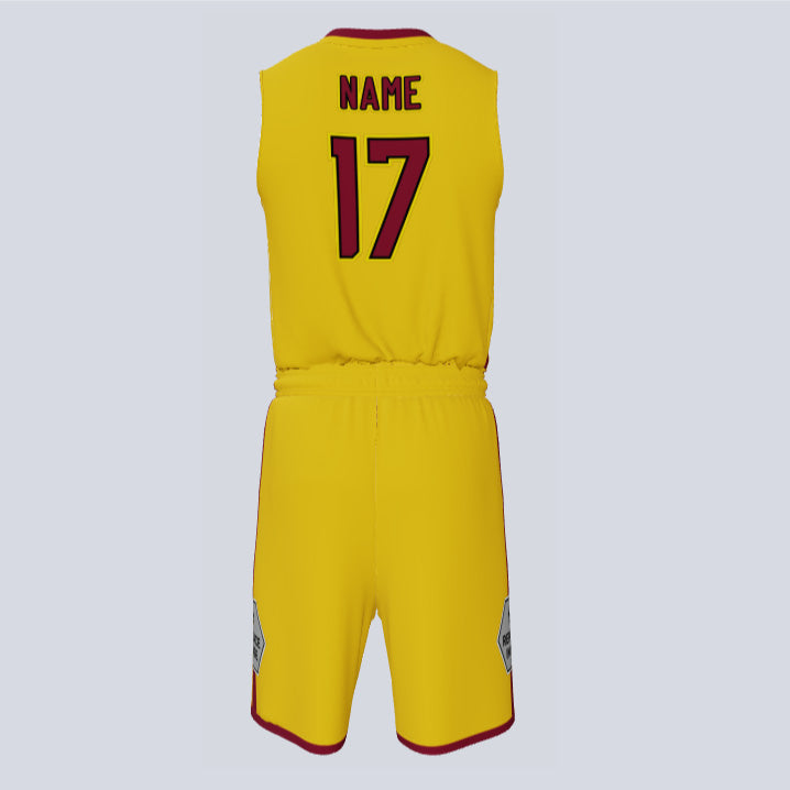Load image into Gallery viewer, Custom Reversible Double Ply Basketball Steal Uniform
