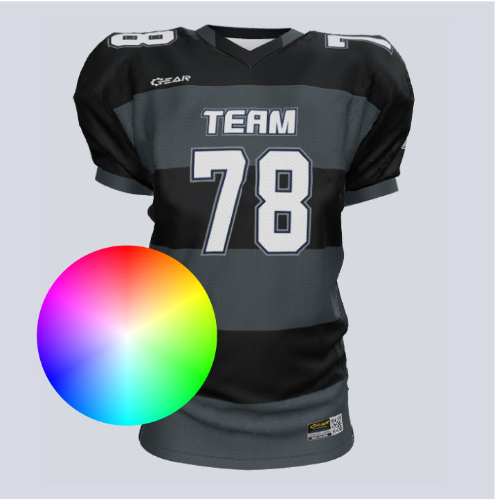 Load image into Gallery viewer, Custom Stripes Loose-Fit Football Jersey
