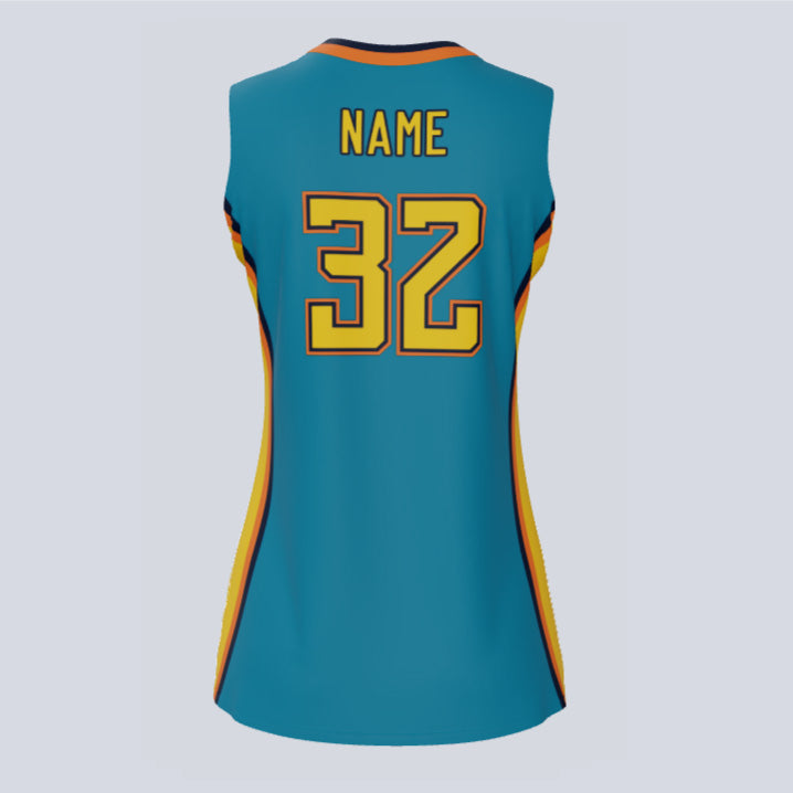 Load image into Gallery viewer, Custom Triple Double Ladies Basketball Jersey

