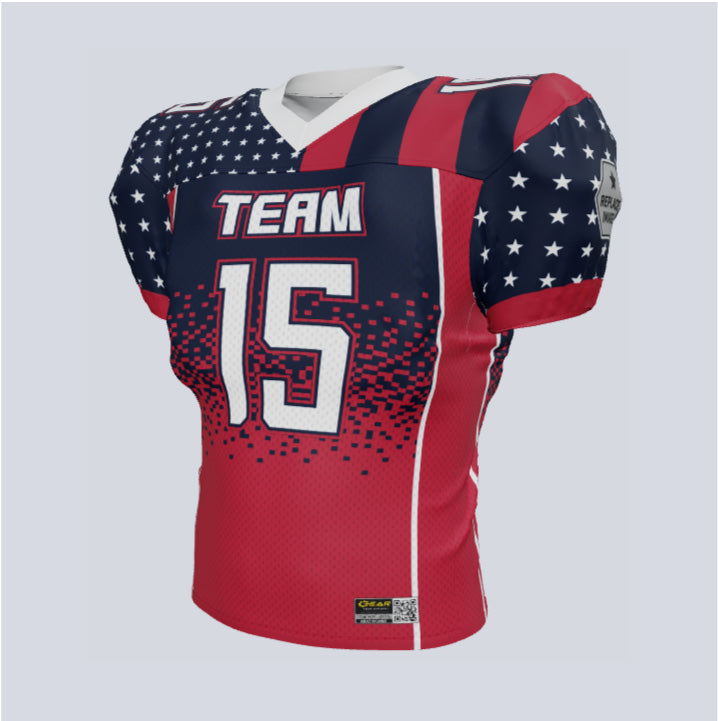 Load image into Gallery viewer, Custom Team America ECO Football Jersey
