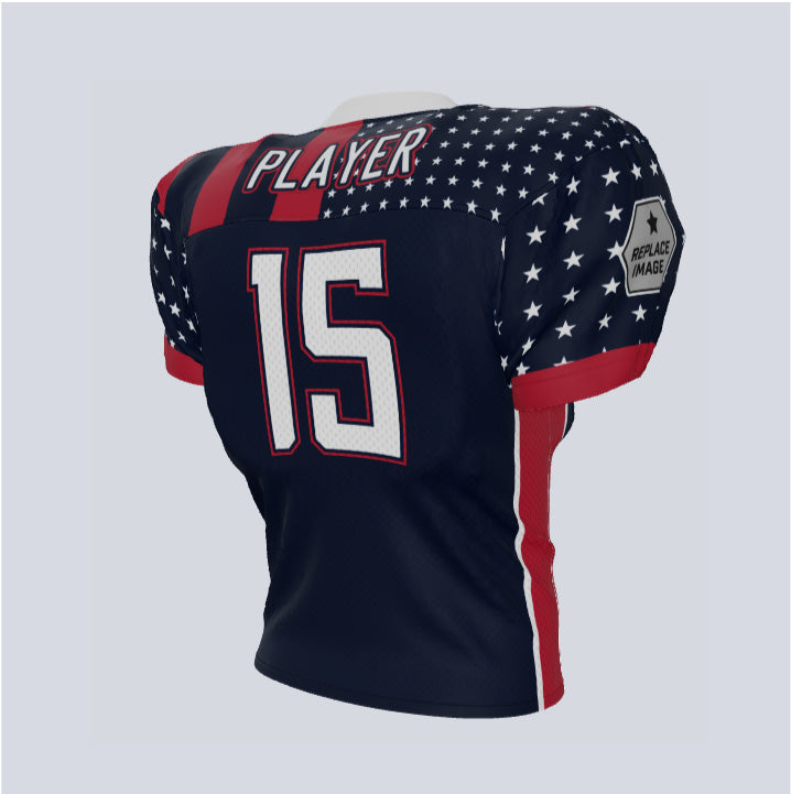 Load image into Gallery viewer, Custom Team America ECO Football Jersey
