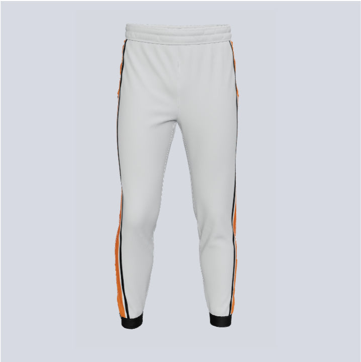 Load image into Gallery viewer, Custom Thin Stripe Track Pant w/Ankle Zips
