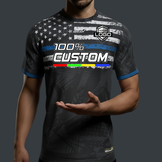 Thin Blue Line 2 Custom USA Jersey