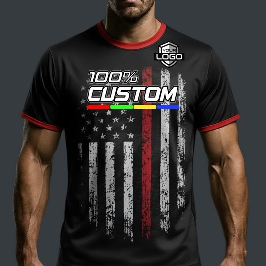 Thin Red Line Custom USA Jersey
