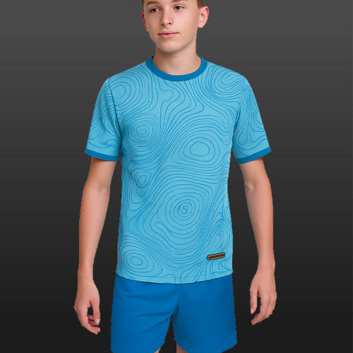 Quick-Turn Topo Custom Soccer Uniform w/Socks