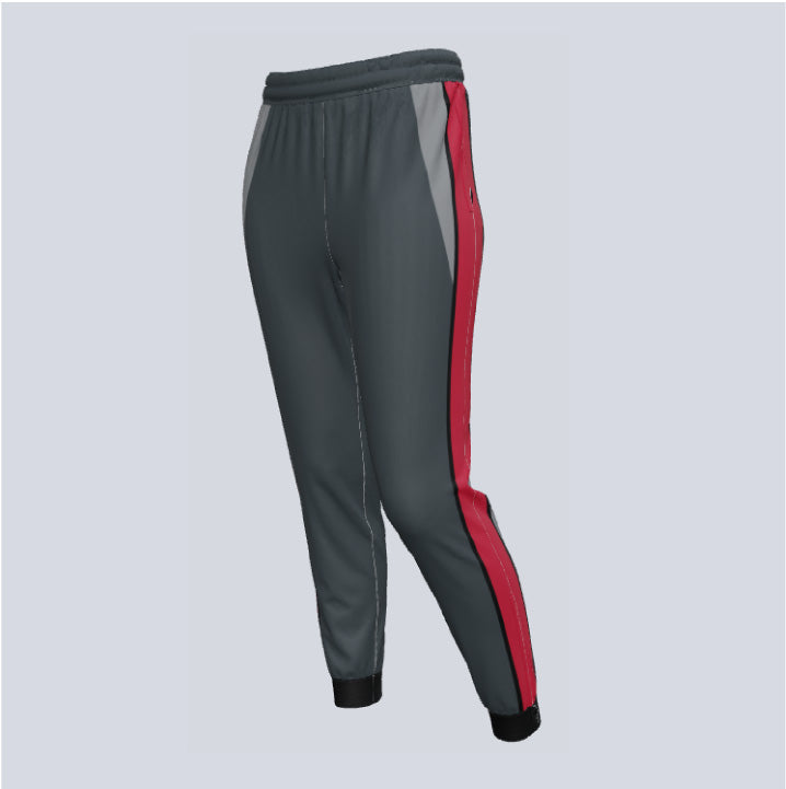 Load image into Gallery viewer, Custom Tri-Edge Ladies Track Pant w/Ankle Zips
