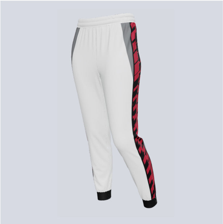 Load image into Gallery viewer, Custom Tri-Edge Ladies Track Pant w/Ankle Zips
