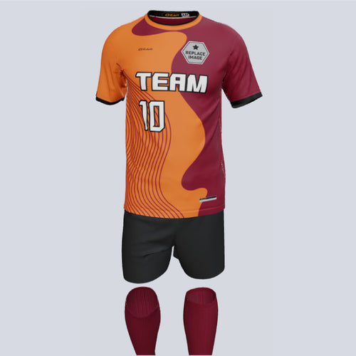 Premium Wave Custom Soccer Uniform w/Custom Socks