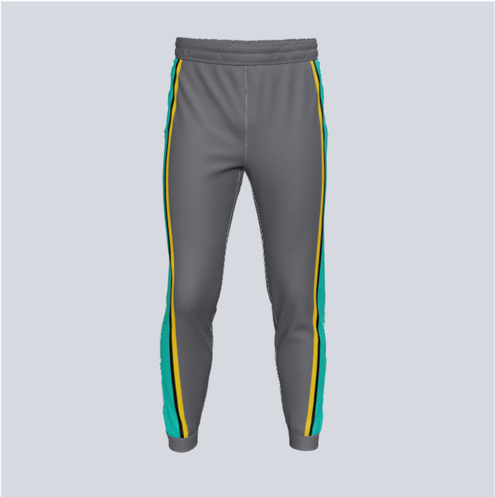 Load image into Gallery viewer, Custom Wide Stripe Track Pant w/Ankle Zips
