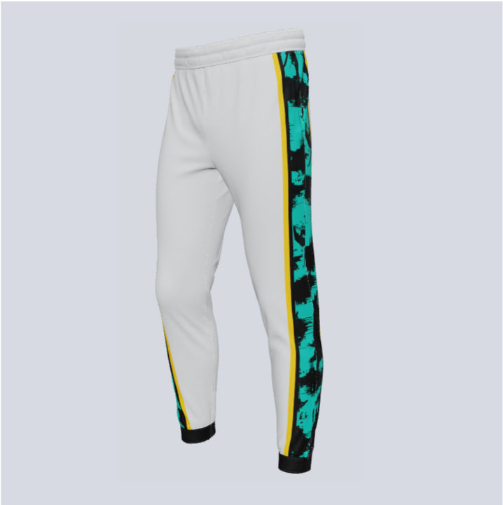 Load image into Gallery viewer, Custom Wide Stripe Track Pant w/Ankle Zips
