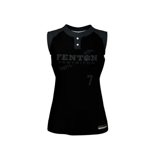 Ladies Custom Jerseys Zero Custom Ladies Premier 2 Button Sleeveless Jersey. (x 13)