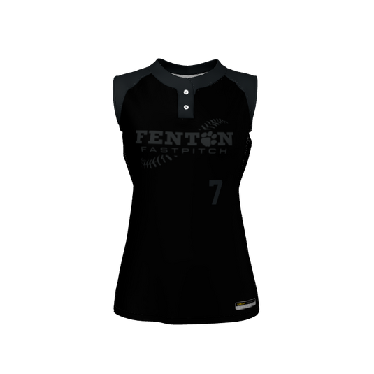 Ladies Custom Jerseys Zero Custom Ladies Premier 2 Button Sleeveless Jersey. (x 13)