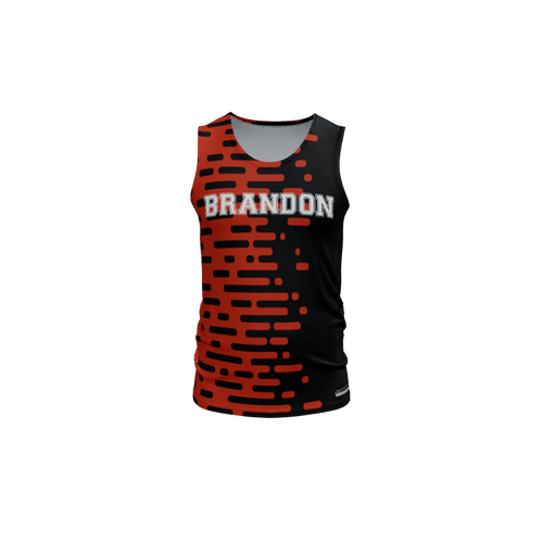 Mens Jerseys Dash Track Fitted Singlet. (x 1)